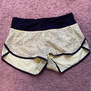 Cheetah print speed up short